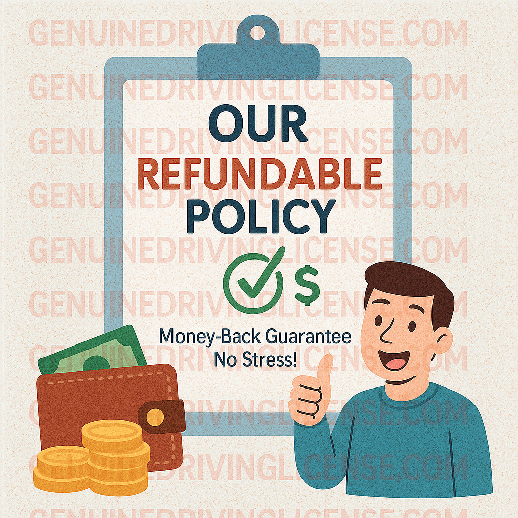 Genuine government-registered driver’s license – buy, renew, replace, or exchange foreign license – REAL ID and enhanced license options – suspended license reinstatement – authentic, legal, and verifiable Class B licenses for USA, Canada, and Europe – secure 5-day delivery from Genuinedrivinglicense.com